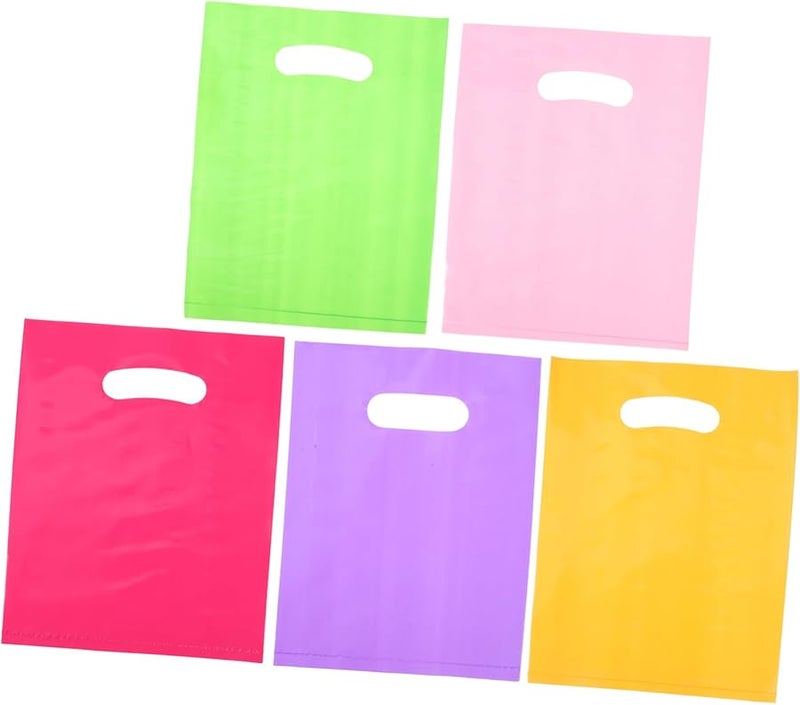 Flat Mouth Plastic Candy Bags 50pcs for Party Favors Snacks Storage Multi Use Containers - Image 1